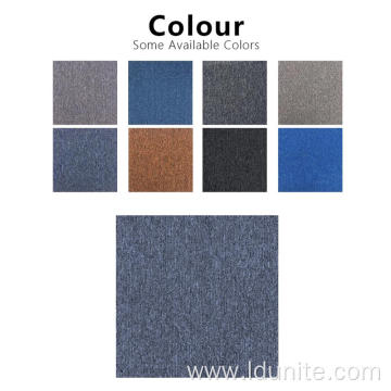 PVC Backing Soundproof Office Carpet Tiles 50X50cm